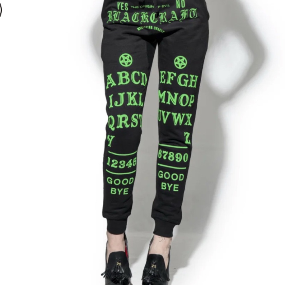 Black Craft Cult ouija joggers